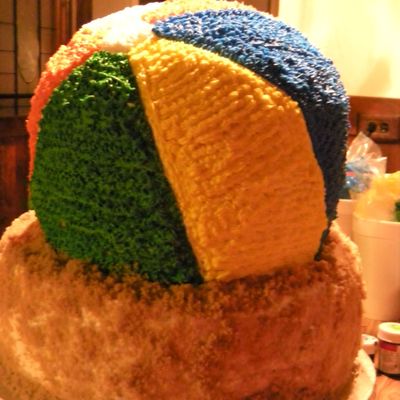Beach Ball Cake