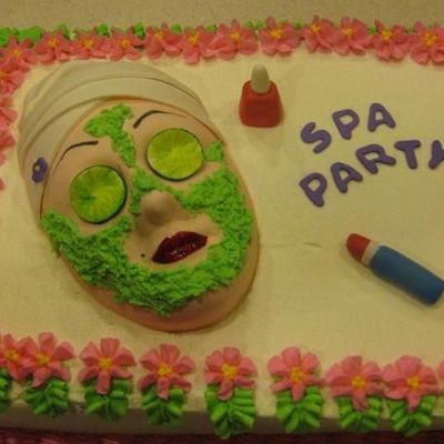 Spa Party Cake