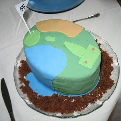55 Golf Cake