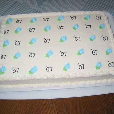 Graduation Sheet Cake