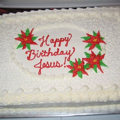 Christmas Sheet Cake