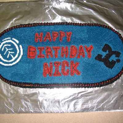 Skateboard Cake Dc& Element