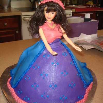 Barbie Doll Cake