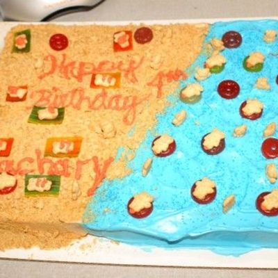 Beach Scene Cake