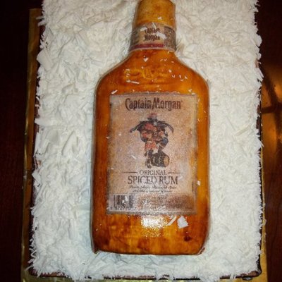 Captain Morgan In A Wooden Crate