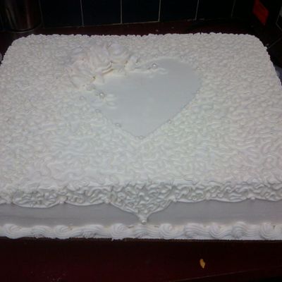 Wedding Sheet Cake