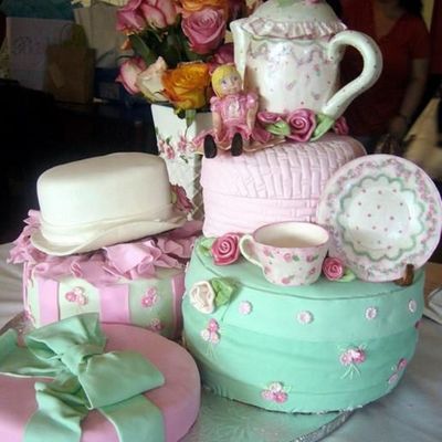 Hat Tea Party Cake