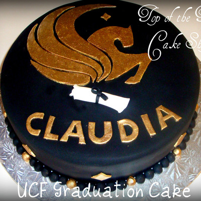 Ucf Graduation Cake