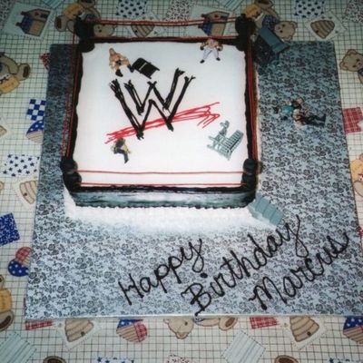 Wrestling Ring Cake