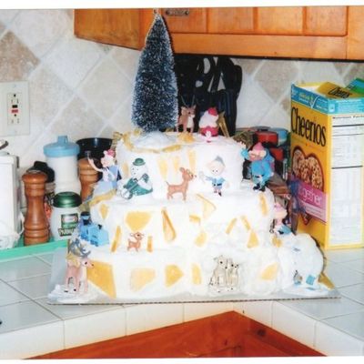 Rudolph Christmas Cake