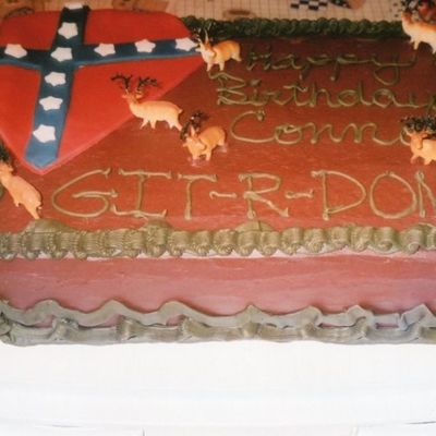 Redneck Birthday Cake