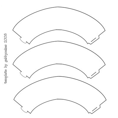 Gabbycakes Cupcake Collars For 12 X 12 Sheet