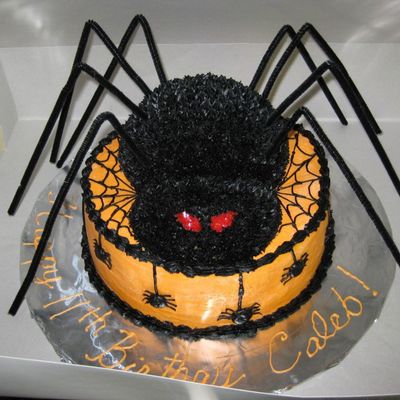 Halloween Spider Cake