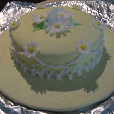 Yellow Hat With Daisies