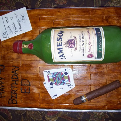 Jameson Bottle Cake