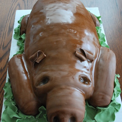 Pig Roast Cake