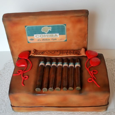 Cigar Box Cake