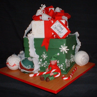 Christmas Dummy Cake