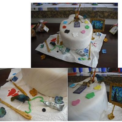 Artist's Pallet Cake