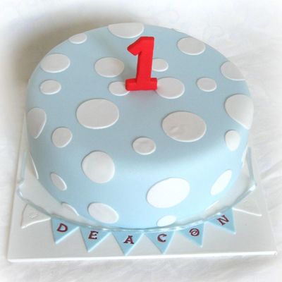 Boys Bunting Cake