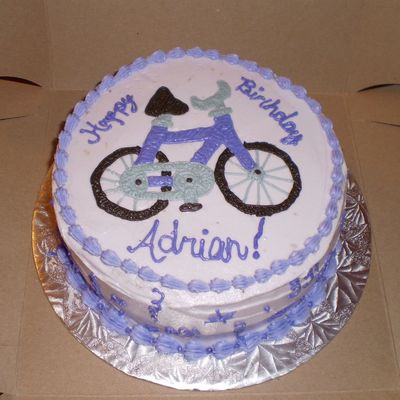 Bicycle Birthday Cake