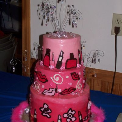 Glamorous Pink Cake