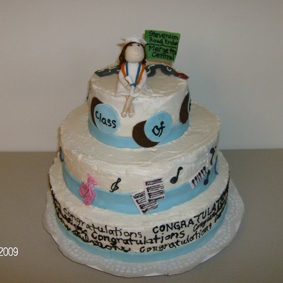 High School Graduation Cake - 2009