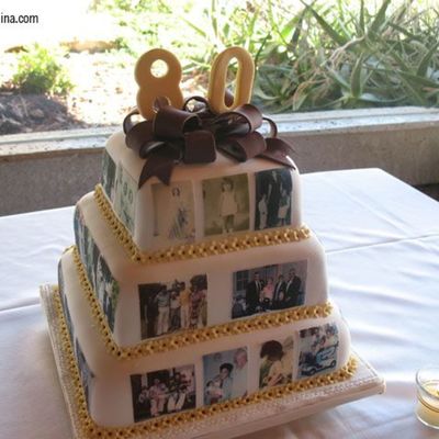 80Th Birthday Cake