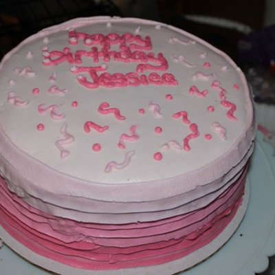 Birthday Ruffle Cake
