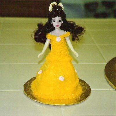 Disney Princess Belle Mini Doll Cake