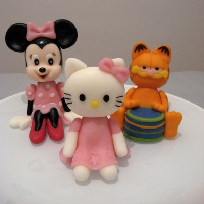 Minnie, Kitty & Garfield