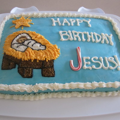 Happy Birthday Jesus Cake