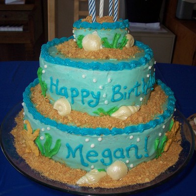 Ocean Birthday Cake