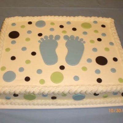 Baby Feet With Dots