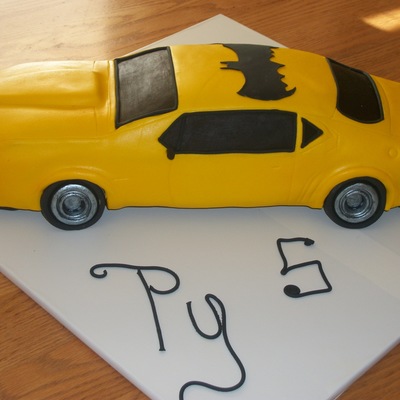 Yellow Batman Car