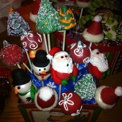 Christmas Cake Pops