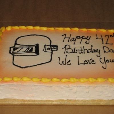Welder's Birthday Cake