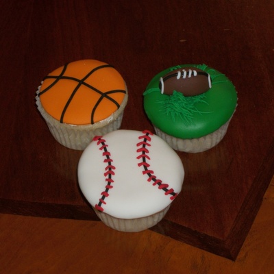 Sport Cupcakes