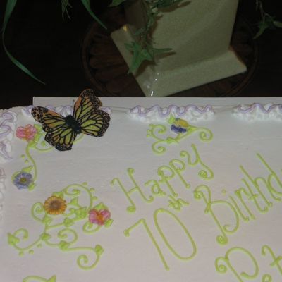 70Th Birthday Cake