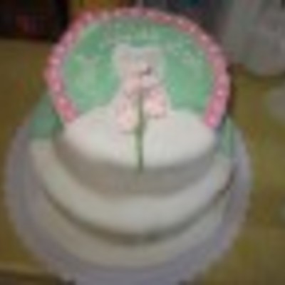 Wedding Dress Bridal Shower Cake