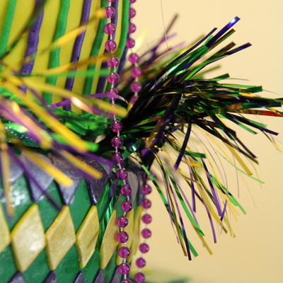 Office Party Mardi Gras Cake