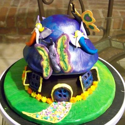 Fairy And Butterfly Cake