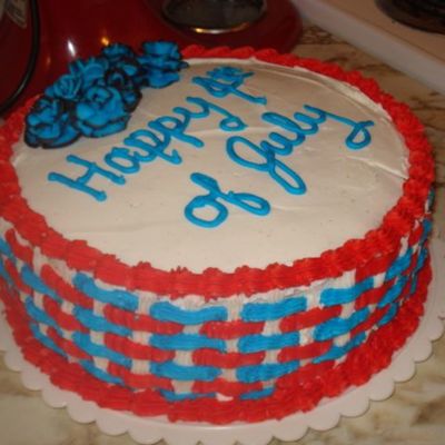 4Th Of July Basketweave