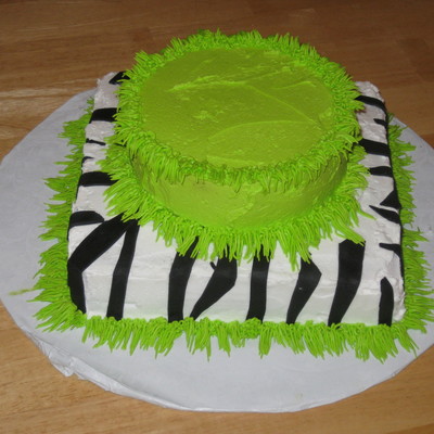 Zebra Print And Green