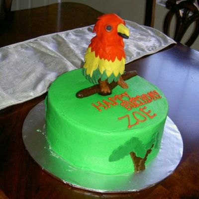 3D Parrot Cake