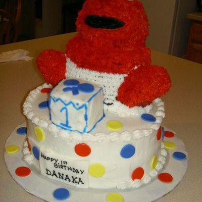 Elmo Cake