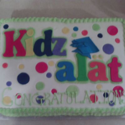 Preschool Graduation Cake