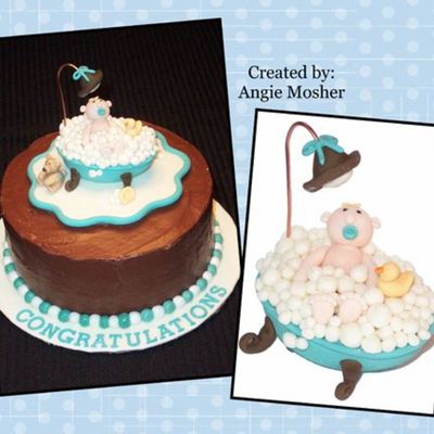 1St "official" Cake - Baby Shower