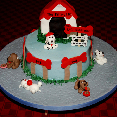 Red Woof Inn. Seven Dogs For 7 Year Old