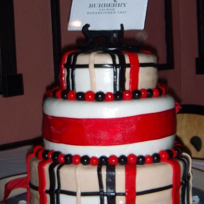 Burberry Birthday Cake